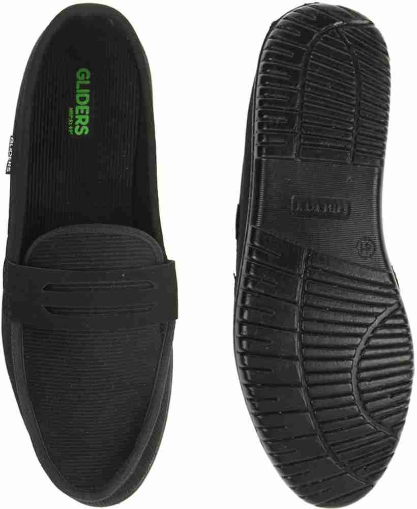Gliders by Liberty Excitor Loafers For Men Buy Black Color