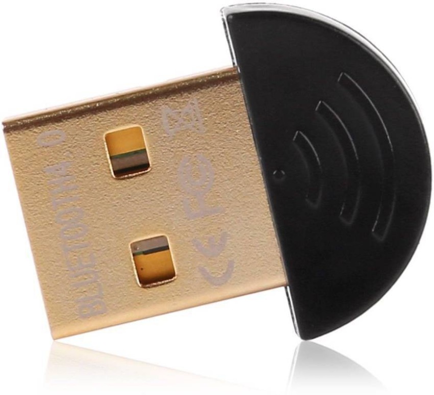 Zabolo USB Bluetooth Adapter for PC, 5.0 Bluetooth Dongle Receiver USB  Adapter (Black, Gold)