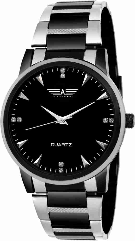Allisto Europa Black pearl premium quality Analog Watch For Men Buy Allisto Europa Black pearl premium quality Analog Watch For Men AL 02 Online at Best Prices in India Flipkart