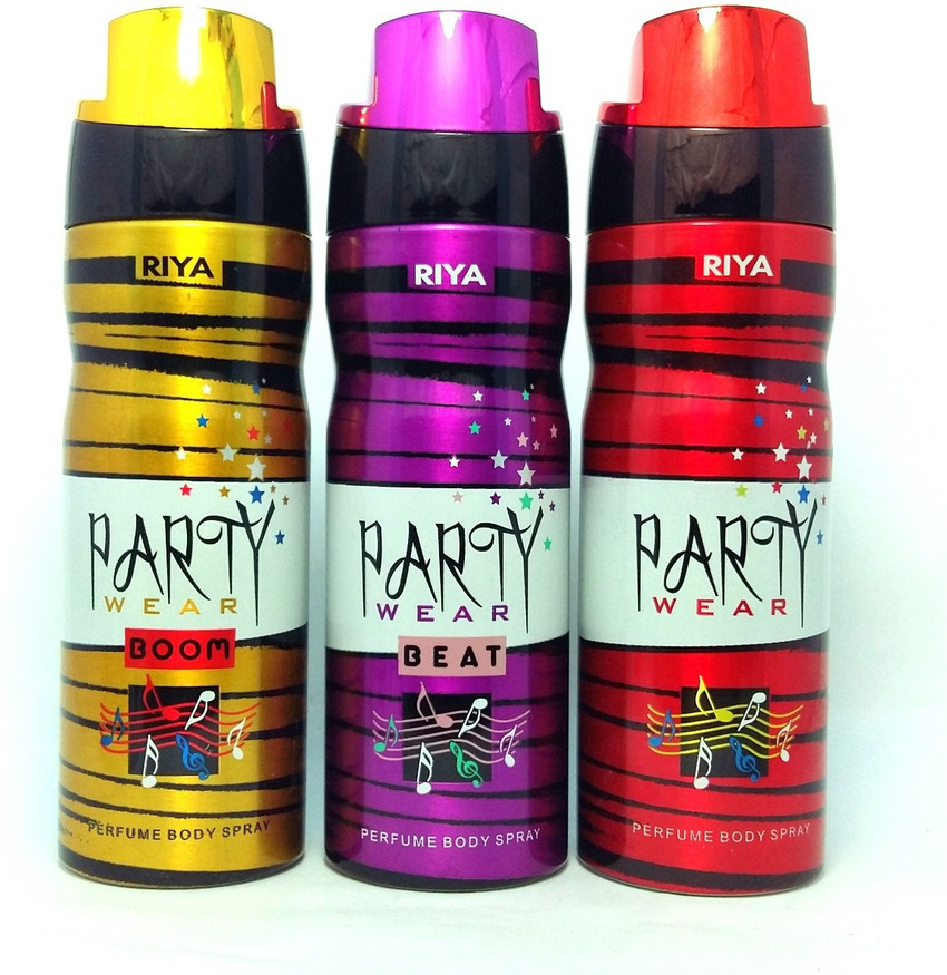 RIYA Party Wear Combo Perfume Body Spray For Men Women