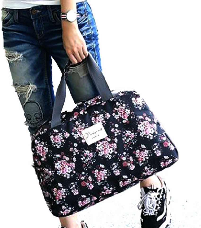 Floral travel bag clearance
