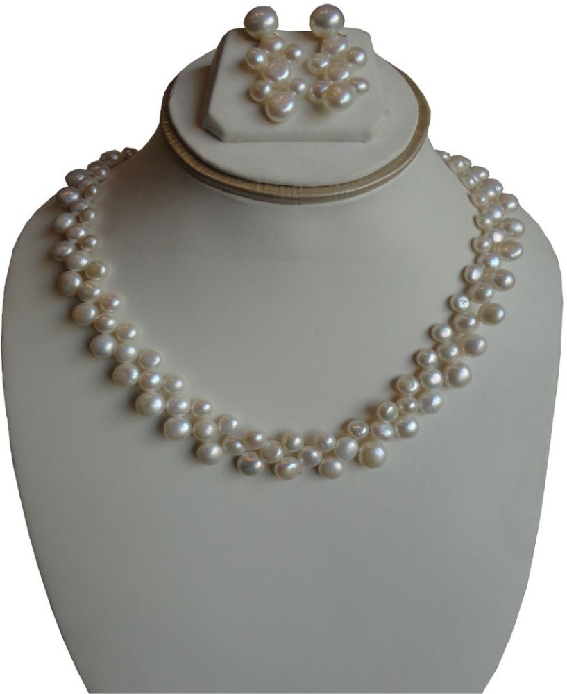 Pearl jewellery set hot sale in flipkart