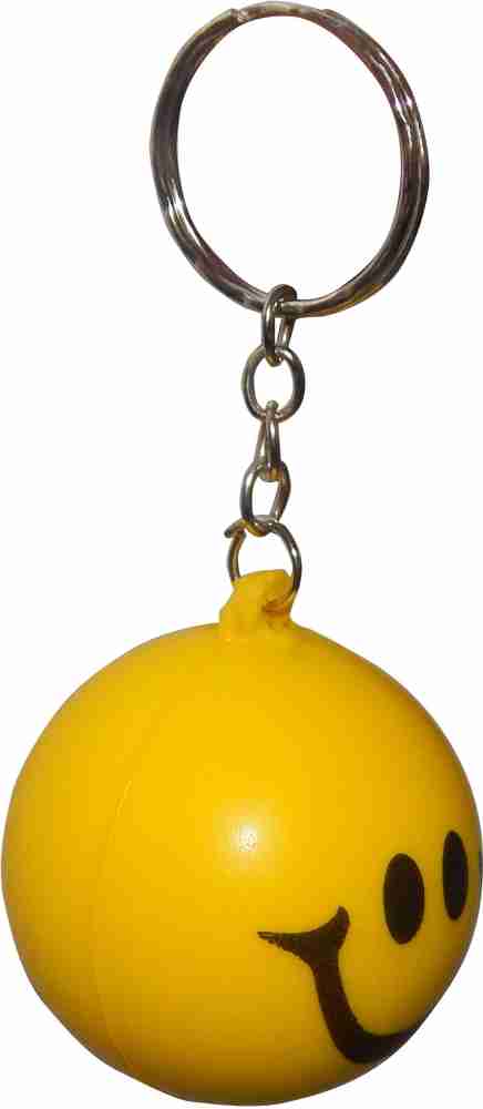 Buy NPRC Smiley Ball Key Chain Locking Key Chain Online at Best