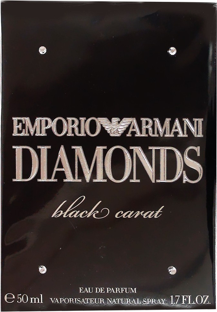 Emporio armani diamonds black carat on sale