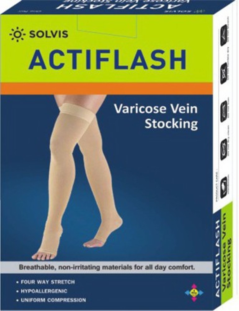 Polyester Skin Varicose Vein Support Stocking at best price in
