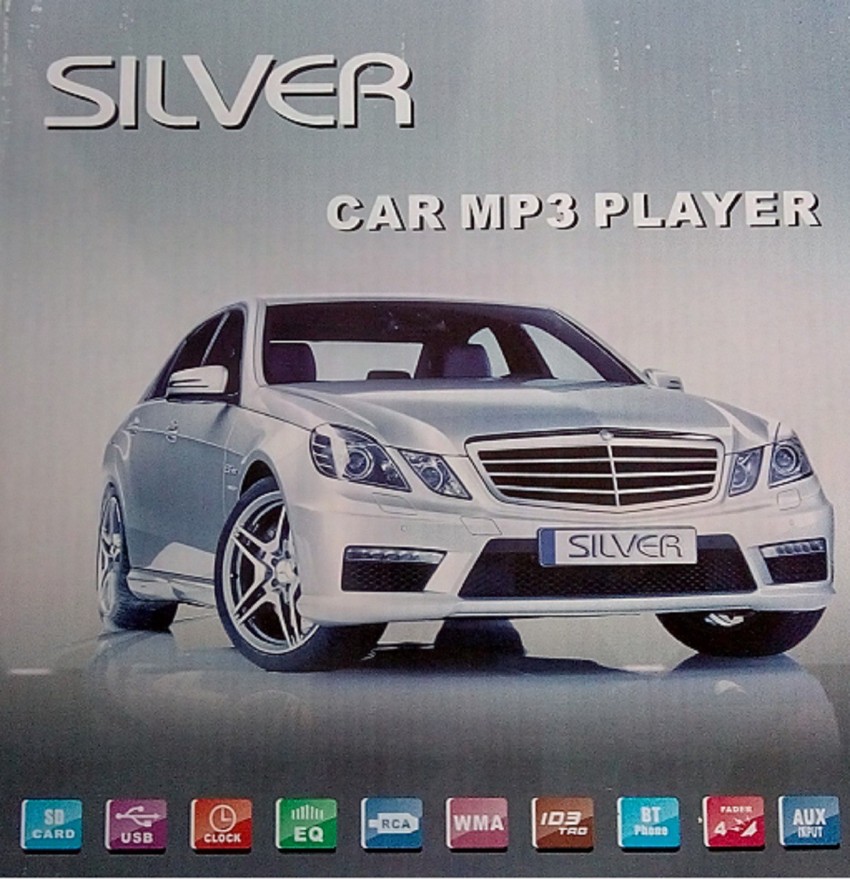 SILVER Stereo Player Bluetooth/MP3 /USB /AUX Car Stereo Price in