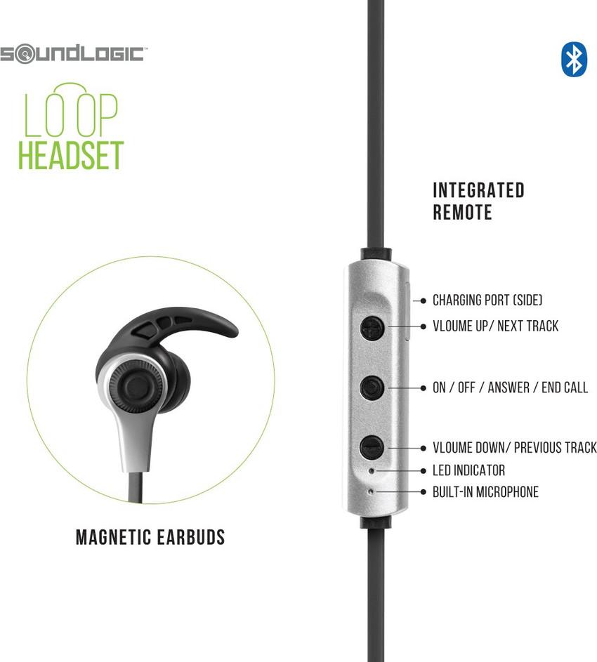 SoundLOGIC Loop Headset Bluetooth Headset Price in India Buy