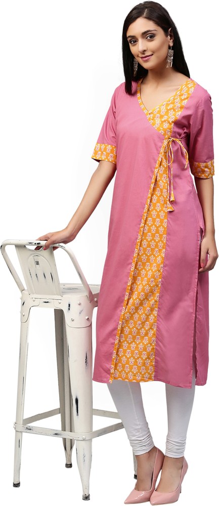 Aks women's self design straight kurta best sale