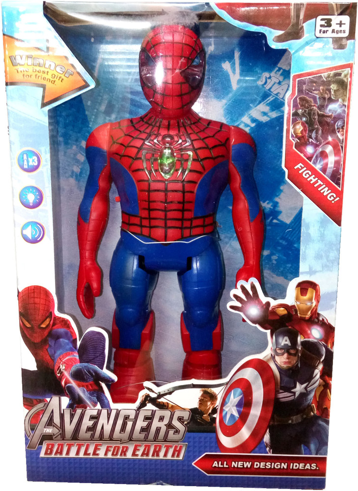 Walking hot sale spiderman toy