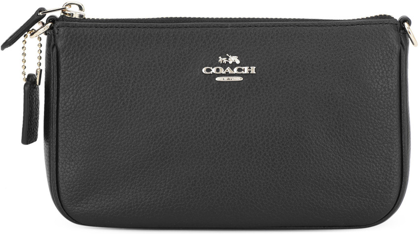 Coach black sling bag hot sale price