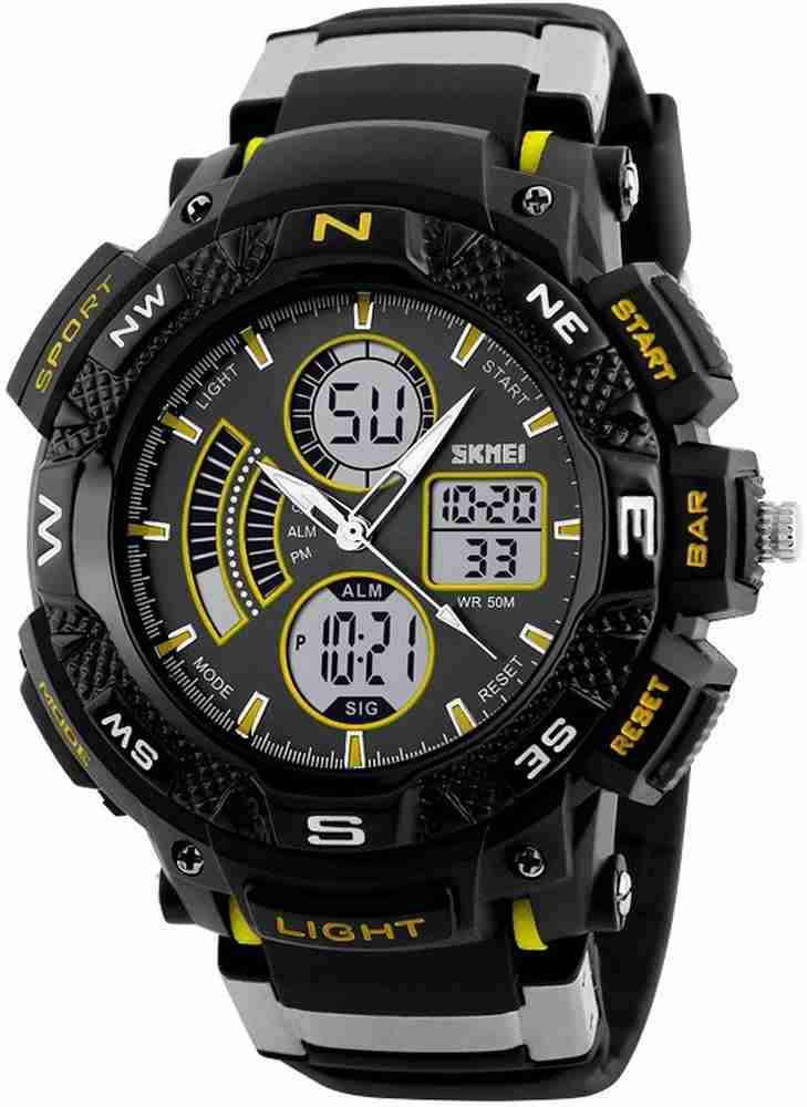 SKMEI Analog Digital Watch For Men Buy SKMEI Analog Digital Watch For Men Big Dial Outdoor Dual Display Waterproof Online at Best Prices in India Flipkart
