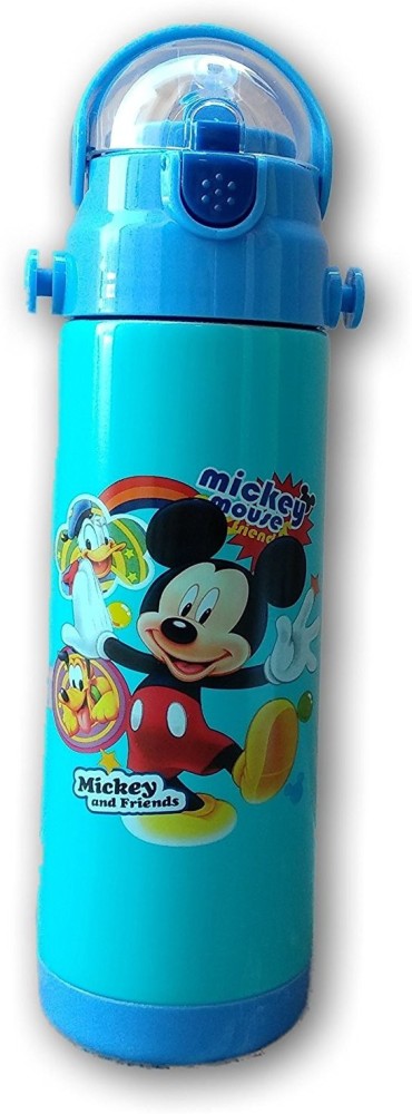 Kids Disney Characters Mickey Mouse and Minnie Mouse 500ml Flask Water  Bottle