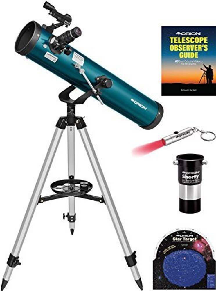 Orion spaceprobe ii 76mm altazimuth reflector telescope top