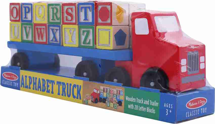 Melissa and best sale doug wooden trucks