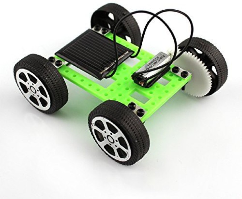 Generic Qiyun Toy Diy Car 1Pcs Mini Solar Powered Toy Car Assemble