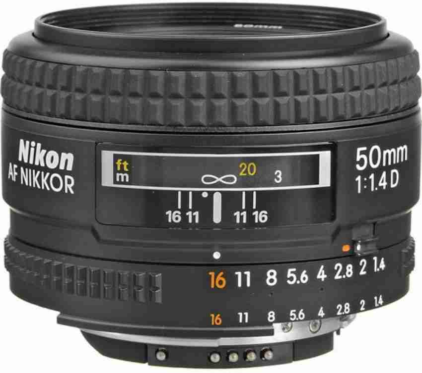 NIKON AF Nikkor 50 mm f/1.4D Standard Prime Lens - NIKON 
