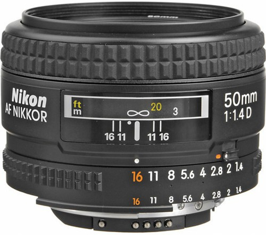 NIKON AF Nikkor 50 mm f/1.4D Standard Prime Lens