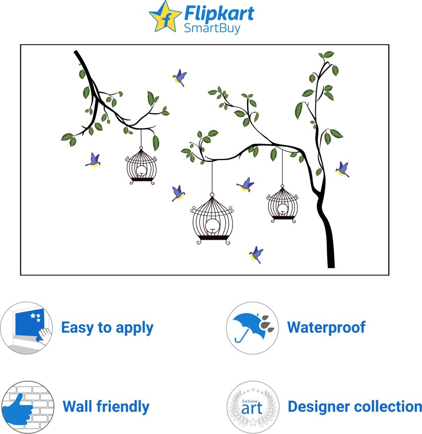 Flipkart SmartBuy 160 cm Wall Colourful Classic Hanging Lamp Home Decor  Self Adhesive Sticker Price in India - Buy Flipkart SmartBuy 160 cm Wall  Colourful Classic Hanging Lamp Home Decor Self Adhesive