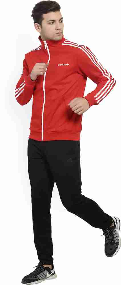 Adidas red colour jacket best sale