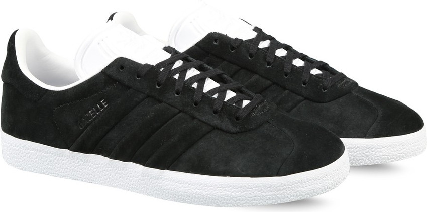 Adidas gazelle stitch and turn black hotsell