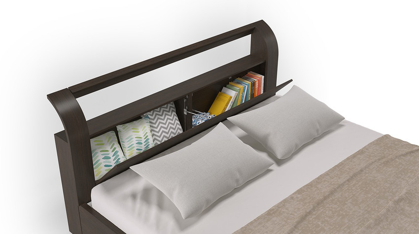 Urban Ladder Sutherland Hydraulic Storage Bed Bed Size queen