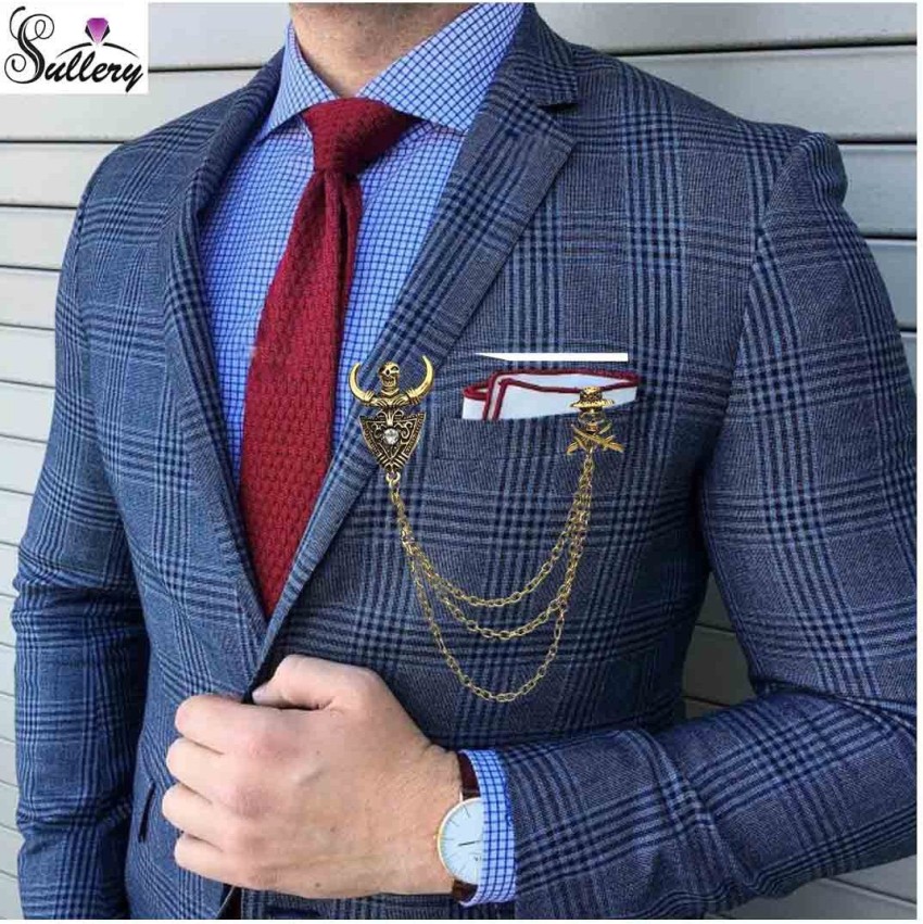 Brooch for on sale men suit