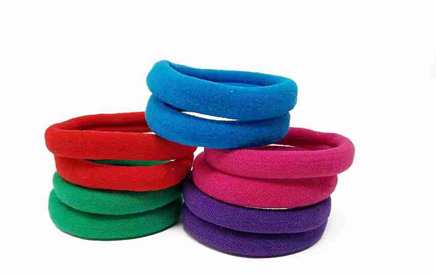 Fabric covered 2025 rubber bands
