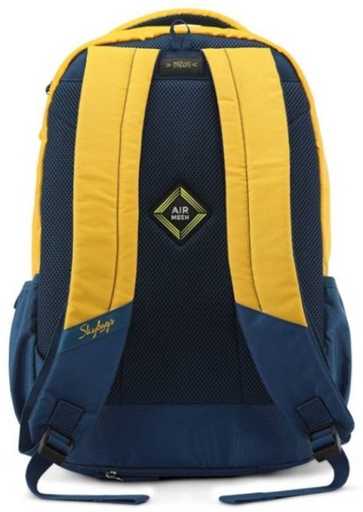 SKYBAGS Komet 03 yellow 27 L Laptop Backpack White Price in India Flipkart