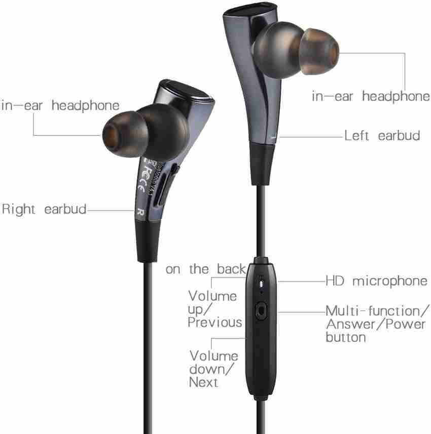 iKare Magnetic Neck Band Sports Bluetooth Headset Price in India