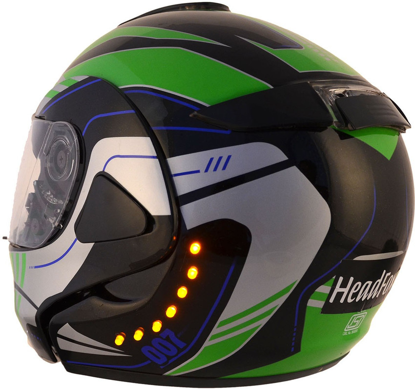 Helmet with store indicator light