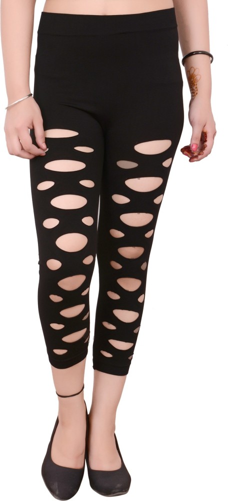 Buy BLINKIN Solid Women Black Tights Online at Best Prices in