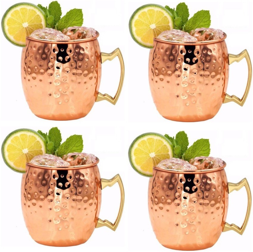 martsindia Moscow Mule Hammered Beer With Brass Handle Copper Beer Mug Price in India - Buy martsindia Moscow Mule Hammered Beer With Brass Handle Copper Beer Mug online at Flipkart.com