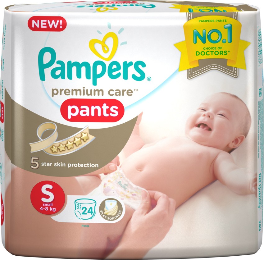 Buy Pampers Premium Care New Baby Pants 24 count (Up to 5 kg) Online at  Best Prices in India - JioMart.