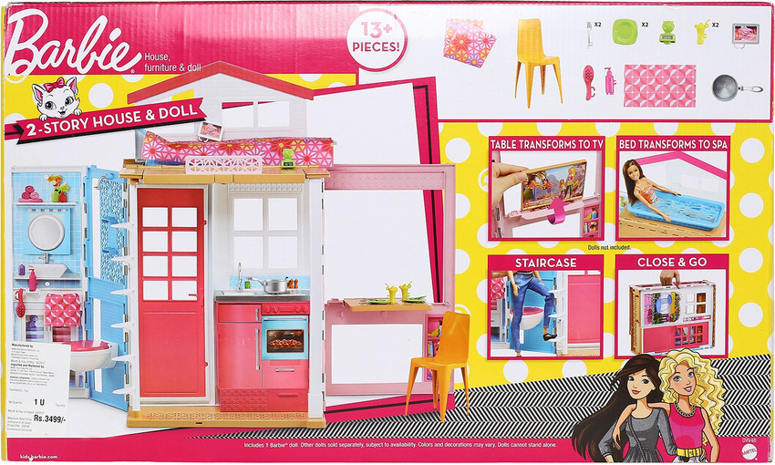 Barbie 2 on sale story doll house