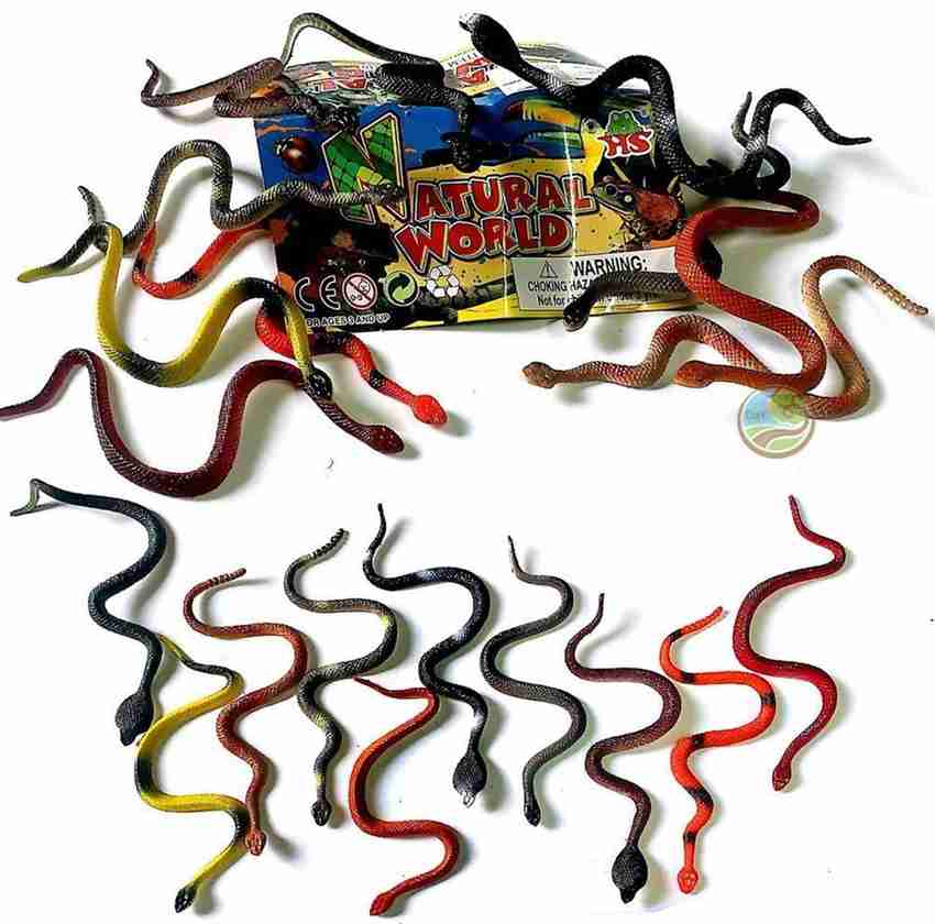 DELTOYHUT Small Rubber Snake Anaconda Snake Toy Rainforest Snakes 10 Counting Prank Snake Toys Small Rubber Snake Anaconda Snake Toy Rainforest Snakes 10 Counting Prank Snake Toys shop for DELTOYHUT