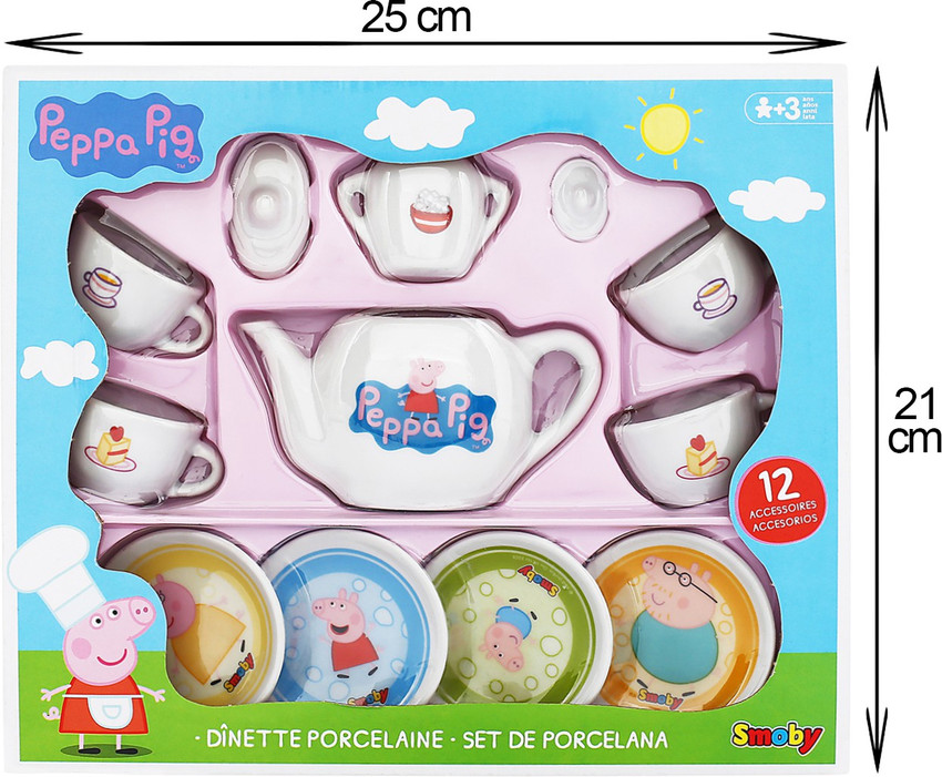SIMBA Peppa Pig Porcelain Tea Set Peppa Pig Porcelain Tea Set