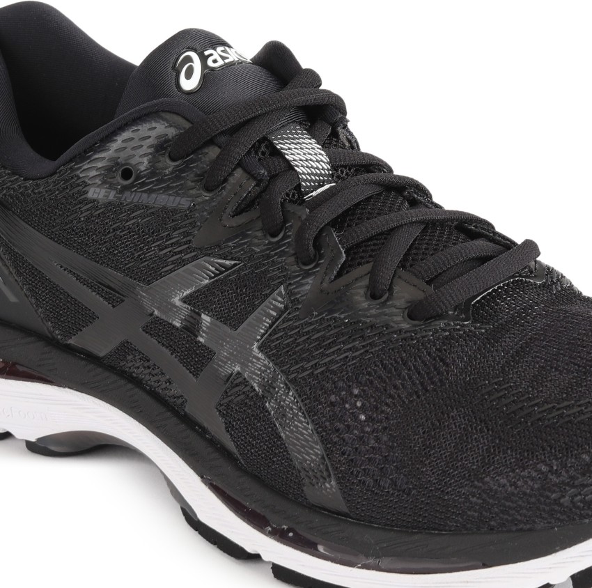 Asics GEL NIMBUS 20 Running Shoes For Men Buy BLACK WHITE CARBON Color Asics GEL NIMBUS 20 Running Shoes For Men Online at Best Price Shop Online for Footwears in India Flipkart