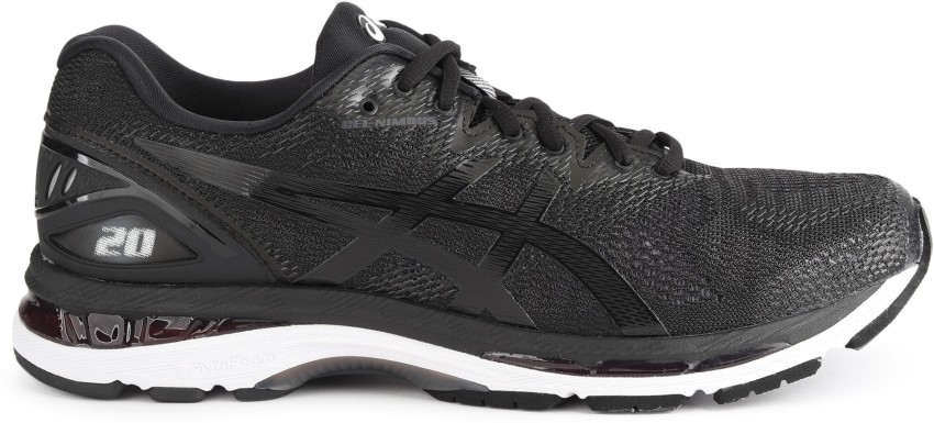 Asics nimbus 20 orders black mens