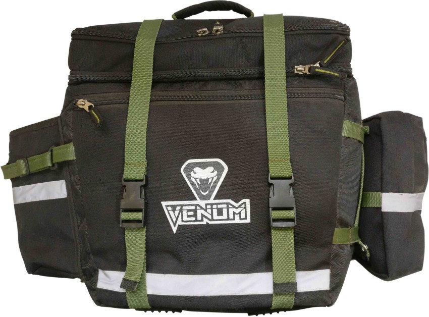 VeNom Venom Wingman Fabric Saddle Bag Set of 2 Black Double