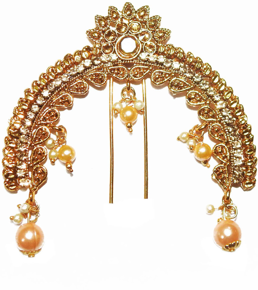 Top 143+ gold hair pins india best POPPY