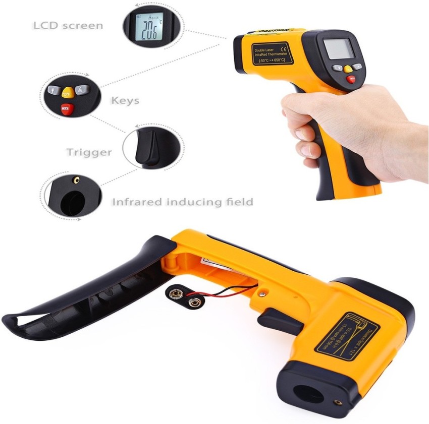 Professional Digital LCD Infrared Thermometer Non-contact IR