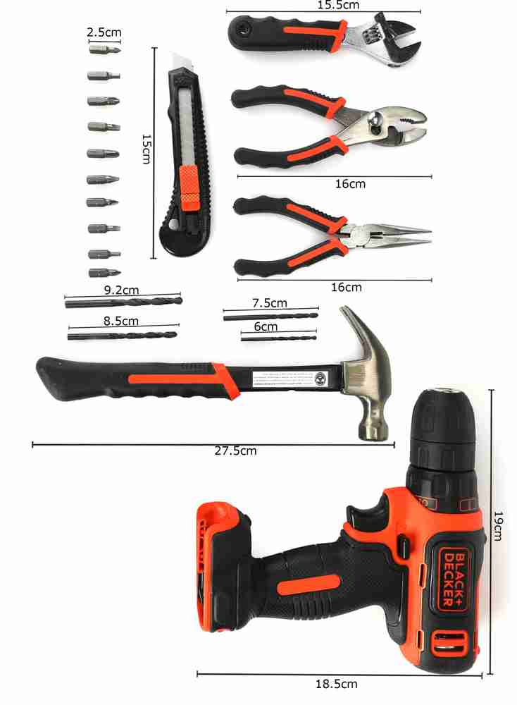 BLACK DECKER BDCDD12HTSA IN Angle Drill Price in India Buy BLACK DECKER BDCDD12HTSA IN Angle Drill online at Flipkart