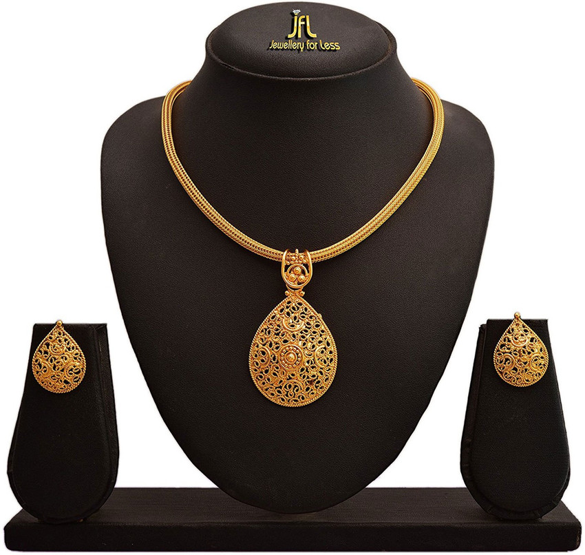One gram gold pendant set with price on sale