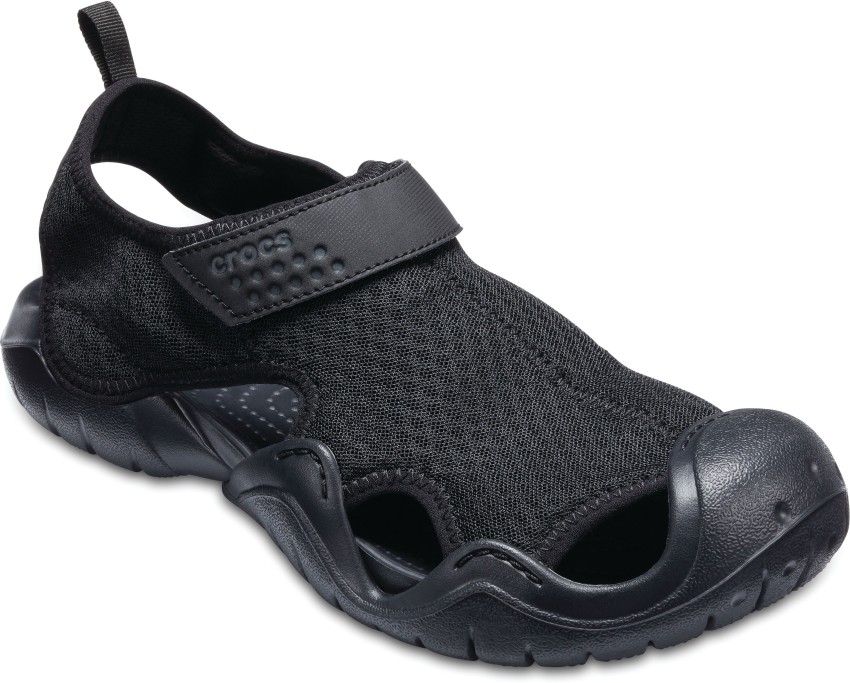 Buy CROCS Swiftwater Men Black Sandals Online at Best Price