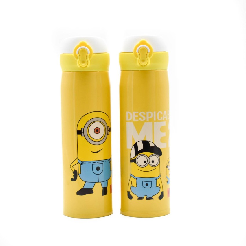 Printed Water Bottle - Yellow/Despicable Me - Kids