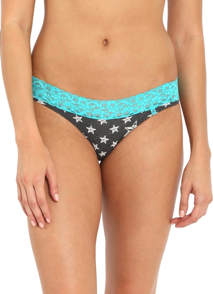 JOCKEY FP47 Women Bikini Blue, Black Panty - Buy Multi-coloured JOCKEY FP47  Women Bikini Blue, Black Panty Online at Best Prices in India