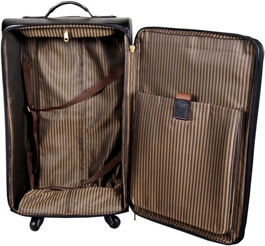 Pure leather 2025 trolley bag