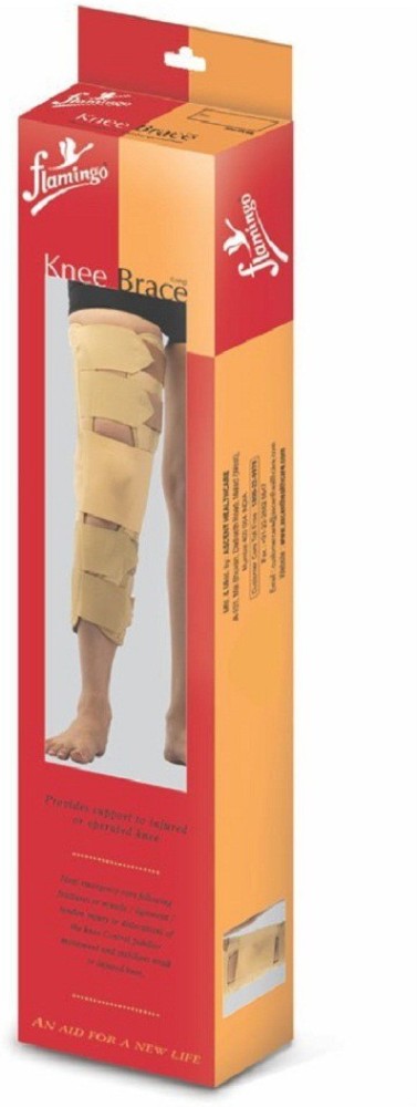Buy Flamingo XXXL Size Beige Color Moderate Support Gel Bi Axle Hinged Knee  Brace OC 2132 Online in India at Best Prices