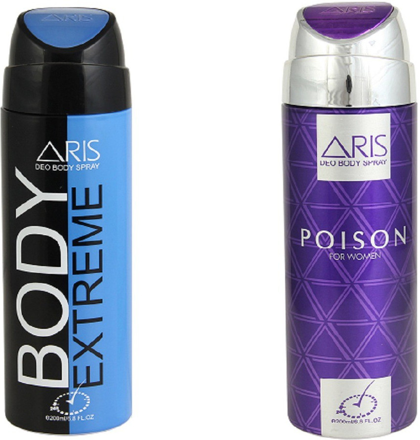 ARIS Body Extreme 200 ml Poison 200 ml Deo Body Spray Deodorant
