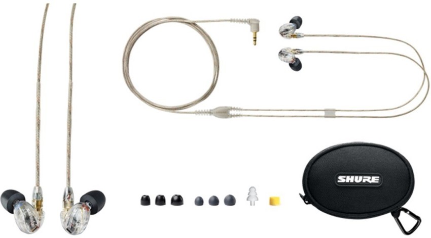 Shure SE 315 Cl Clear Earphone Wired without Mic Headset Price in